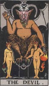 Witch wars - tarot devil card